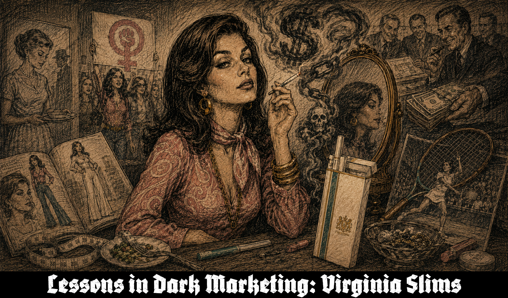 Virginia Slims: A Dark Marketing Case Study in Weaponized Feminism, Fashionable Poison, and Liberation as a Sales Hook