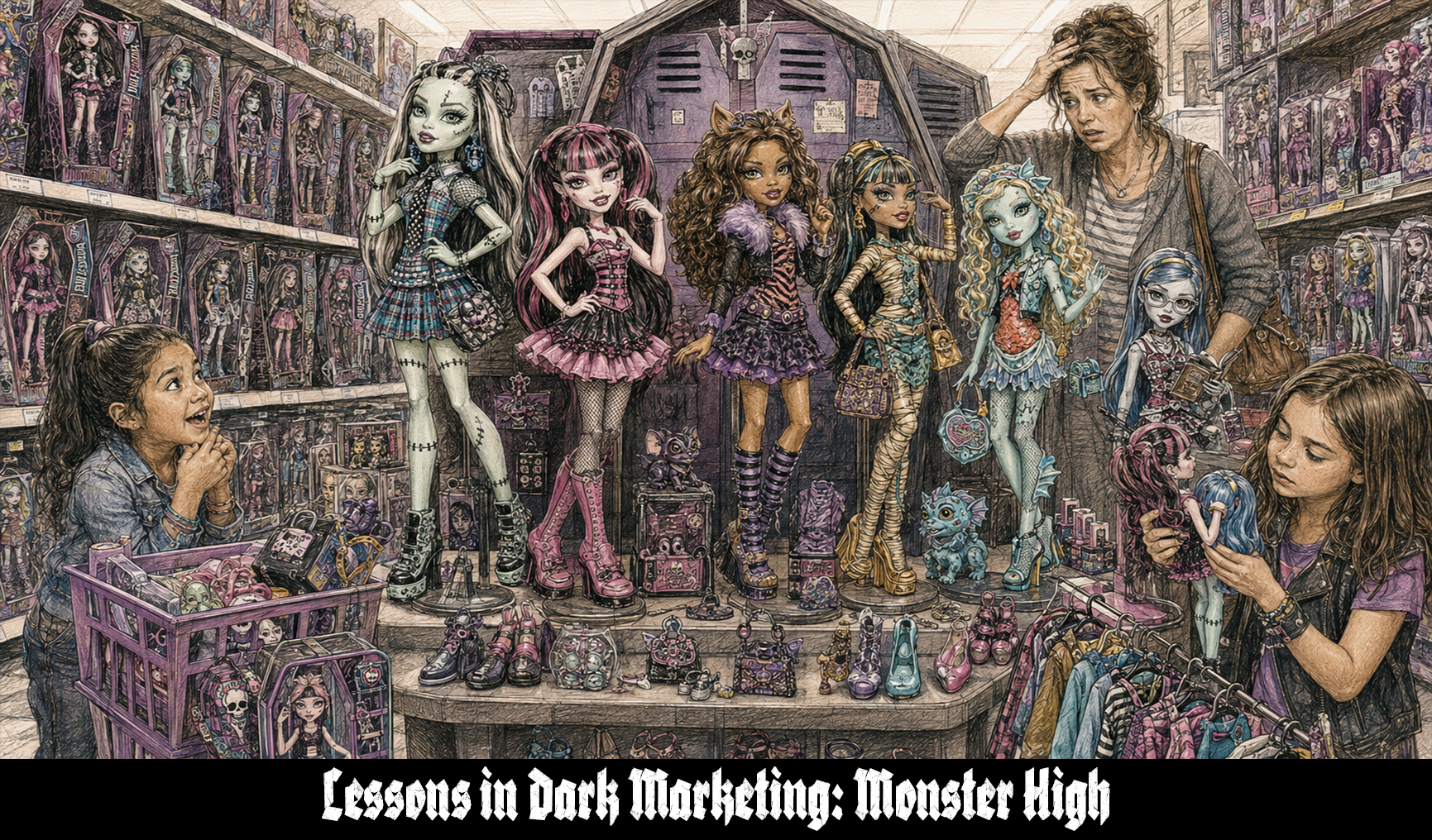 Monster High: A Dark Marketing Case Study in Packaged Outsider Identity, Doll-Shelf Diversity, and the Merchandising of Difference