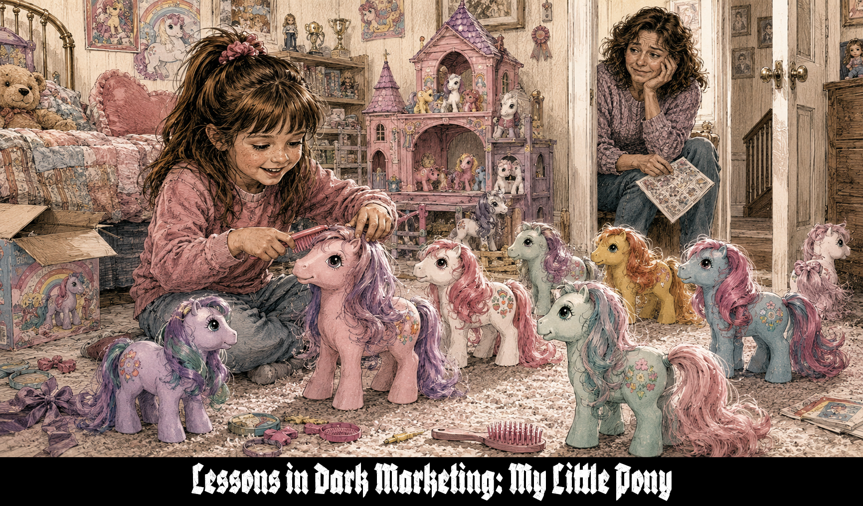 My Little Pony: A Dark Marketing Case Study in Pastel Identity, Brush-able Hair, and the Herd That Could Never Be Complete