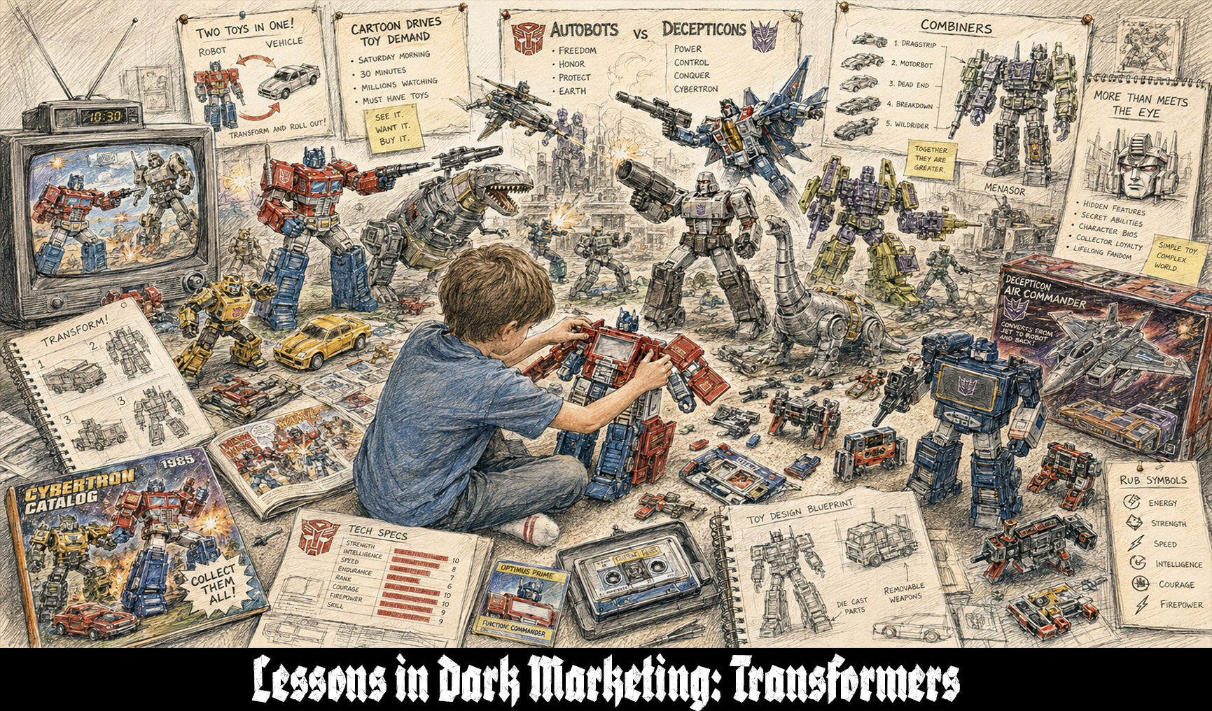 Transformers: A Dark Marketing Case Study in Robot Disguise, Two-Toy-in-One Value, and the Cybertronian Completion Trap